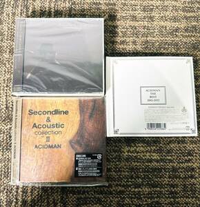 ◎★新品未開封★3種類セット！ ACIDMAN　CDアルバム（THE BEST 2002-2012/Secondline＆Acoustic CollectionⅠ・Ⅱ）【TYCT69089 他】DEBE