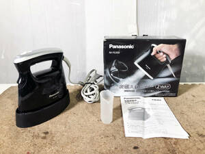 ** used *Panasonic/ Panasonic clothes steamer steam iron origin box attaching black [NI-FS350]DCQR