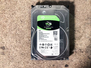 ★中古★Seagate BarraCuda 4TB 内蔵HDD SATA ハードディスク 念のためジャンク扱い品 【ST4000DM004】DCV9