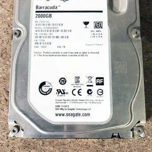 ★中古★Seagate ☆ 2TB HDD ハードディスク 念のためジャンク扱い品 【ST2000DM001】DCVMの画像3