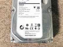 ★中古★Seagate ☆ 2TB HDD ハードディスク 念のためジャンク扱い品 【ST2000DM001】DCVM_画像3