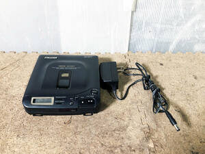 ** junk treatment goods used *AIWA/ Aiwa STRASSER portable CD player digital out installing black [DX-P50]DCY0