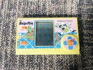 ◎★ 中古★GDシリーズ BANDAI バンダイ BurgerTime バーガータイム ゲームウォッチ 携帯型ゲーム 昭和レトロ【GD BURGER TIME】DDIR