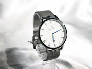 ◎★ 中古★Daniel Wellington/ダニエルウェリントン　腕時計　Dapper　クォーツ　白文字盤【B38S2】DEZP