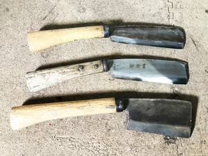 ** used *3ps.@* hatchet hatchet nata... name length .. seal cutlery head office scabbard attaching cutlery firewood tenth large . old tool [ hatchet ../ length .. seal cutlery head office ]DFS8