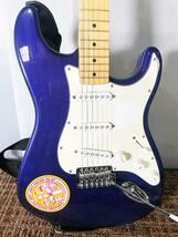 ◎★ 中古★Fender/フェンダー エレキギター ストラトキャスター MEXICO製 ブルー ソフトケース付【STRATOCASTER】DDJX_画像6