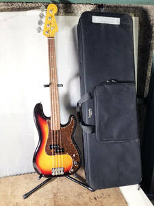 ** used *Fender Japan fender Japan Precision base electric bass + Sadowsky made case attaching [Fender base ]DEC5