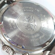 I1072 腕時計 ELGIN DELUXE 200METERS エルジン クロノグラフ FK-1106-E 中古 ジャンク品 訳あり_画像7