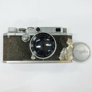 I1093 film camera Canon range finder CANON CAMERA COMPANY SERENAR 1:2 f=5cm used junk with translation 