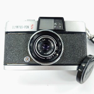 I1179 フィルムカメラ OLYMPUS-PEN S D.Zuiko 1:3.5 f=2.8cm オリンパス カメラ 中古 ジャンク品 訳あり