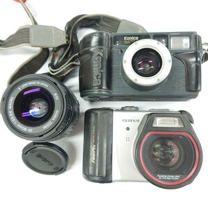 I1189 カメラ まとめ Konica WIDE28 FUJIFILM FinePix BIG JOB HD-3W 3x 4.7-14.1mm SIGMA ASPHERICAL 28-80mm D 中古 ジャンク品 訳あり