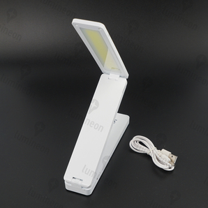 デスク ライト LED 目に優しい 薄型 USB 白 ホワイト おしゃれ タッチ 調光 安い 持ち運び 折りたたみ 照明器具 卓上 スタンド 机 g164 1の画像2