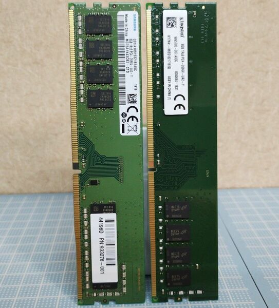 DDR4-2666 16GB(8GB 2枚組) デスクトップ用メモリー SAMSUNG KINGSTON MICRON