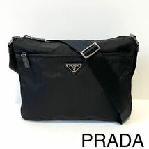 【美品】PRADA プラダ　ショルダーバッグ　カメラバッグ　ナイロン×レザー_画像1