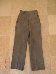 OLIVE des OLIVE Olive des Olive thousand bird check pattern pants 