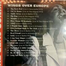 WINGS / OVER EUROPE (CD ＋ Bonus) Paul McCartney 海外製直輸入盤 プレスCD 久々の再入荷！_画像3