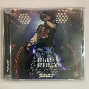 GUNS N’ ROSES / LISTEN TO THIS, IZZY! 3CD moonchild records ガンズライヴ史上最長と有名なこの日！何と！4時間！すげーーーー！！！