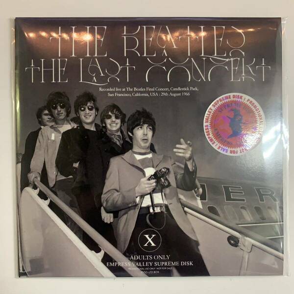 THE BEATLES / THE LAST CONCERT - Recorded live at Candlestick Park 29th August 1966 激レア・アイテム！Pro use Only！