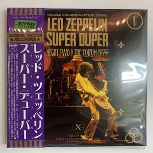 LED ZEPPELIN / SUPER DUPER[ super *te.-pa-](3CD) LA six days two day eyes . came out! Bally Gold baby's bib n. master. after half part . the first appearance!