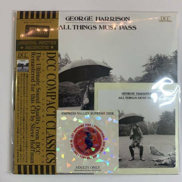 GEORGE HARRISON / ALL THINGS MUST PASS DCC COMPACT CLASSICS Remastered by Steve Hoffman (CD) 「帯付き紙ジャケット仕様限定盤」