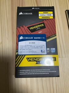 CORSAIR DDR4 メモリVENGEANCE LPX cmk16GX4M2A2666C16R 8g２万　16gb レッド