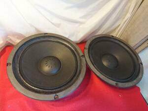 # SANSUI / W-107 # Pair of Woofer 6.6ohms 30W 25cm subwoofer left right pair sound out OK