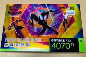 未使用 ZOTAC GAMING GeForce RTX 4070 Ti AMP AIRO SPIDER-MAN 特典付属