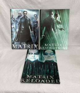 〇映画 パンフレット 3冊 マトリックス リローデッド・マトリックスレボリューションズ・マトリックス パンフ MATRIX