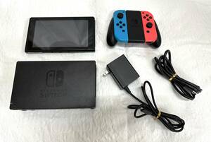 ◇NINTENDO 任天堂 ニンテンドー Switch スイッチ 本体 HAC-001 ネオンブルー ネオンレッド 初期化済み