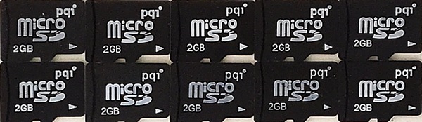 F0322 microSDカード 2GB【10枚】 送料無料・匿名配送・追跡番号あり