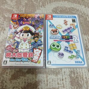 【新品・未開封品】 桃太郎電鉄 ～昭和 平成 令和も定番！～・ぷよぷよテトリス2 　switch