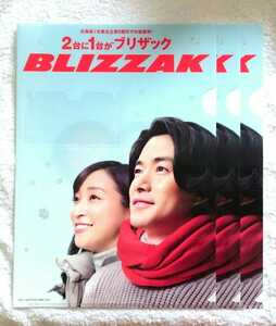 非売品 BRIDGESTONE ブリヂストン クリアファイル 1枚（タイヤ・ブリザック・BLIZZAK）