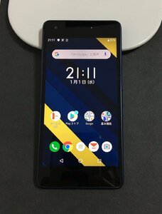 1円～AUスマホ Qua Phone SIMフリー/5インチ液晶 充電動確良/IMEI制限無/美品-D2231