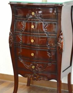  explanatory note careful reading ask special price! antique style Brown wood mahogany 5 step chest Brown wood night table 