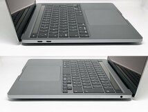 開始価格1円 Apple MacBook Pro（13-inch,M2,2022）スペースグレイ A2338 M2 10コアGPU/24GB/256GB 充放電3回 AppleCare+加入個体_画像3