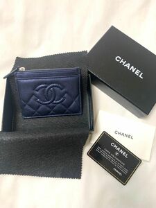 シャネル CHANEL ウォレット カードケース ココマーク 財布 スリム ミニ コインケース フラグメントケース ユニセックス