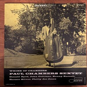 WHIMS OF CHAMBERS PAUL CHAMBERS SEXTET BLUE NOTE BST-81534 LP 