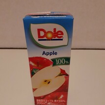 【新品未開封／即決／送料5円】Dole　アップル　100％　紙パック　200ml_画像1