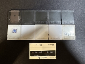 NGC Game Cube карта памяти 10 шт / не использовался этикетка совместно комплект 
