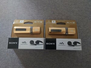 【海外仕様】 SONY ウォークマン 4GB NWZ-B183F　新品未開封品　2個セット