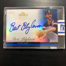 2012 Topps Tribute BERT BLYLEVEN Autograph 14/50_画像1