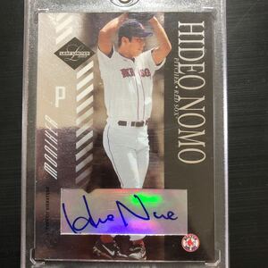 2003 Donruss Leaf Limited 野茂英雄/HIDEO NOMO 直筆サイン/Autograph　5枚限定