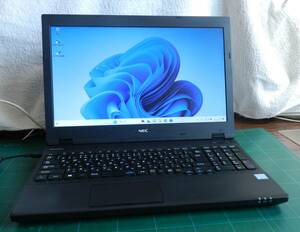 ★ 良品 NECノート Versa Pro VJ23LL-T ★Core i3-6100U/RAM 8GB/HDD 500GB/ DVDスーパーマルチ/Win11 Pro(23H2)/Libre Office/中古動作品