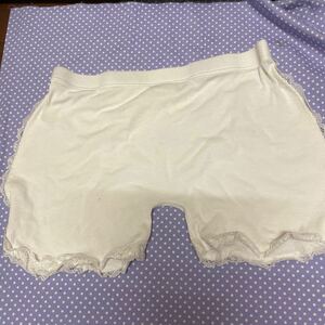  for girl spats race frill 150-160 centimeter white S