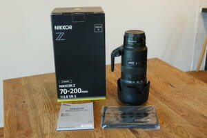  beautiful goods *NIKKOR Z 70-200mm f/2.8 VR Sl Nikon Z large three origin l free shipping 