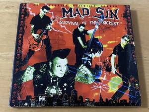 Mad Sin Survival of The Sickest 輸入盤CD 検:マッドシン サイコビリー ロカビリー Dead Kings Nekromantix Klingonz Tiger Army Quakes