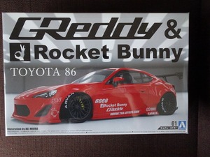 ■アオシマ 1/24 トヨタ FT86 グレッディ ロケットバーニー エンケイ仕様 定形外送料710円 TOYOTA 86 GReddy×ROCKET BUNNY ロケットバニー