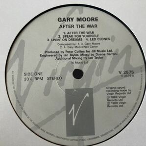 ● UK 盤 ● GARY MOORE ゲイリー ムーア AFTER THE WAR ～ V2575の画像2