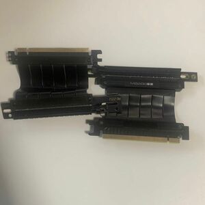 ノーブランド PCIE16X フレキシブルライザーカード 5cm 2本 90度