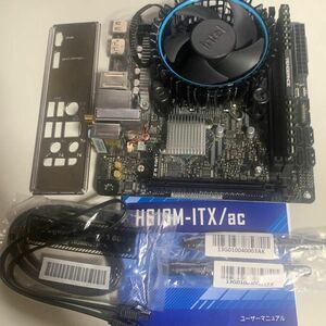 ASRock H610M-ITX/ac i3-12100T 16GBメモリ 他付属品有り Mini-ITX LGA1700